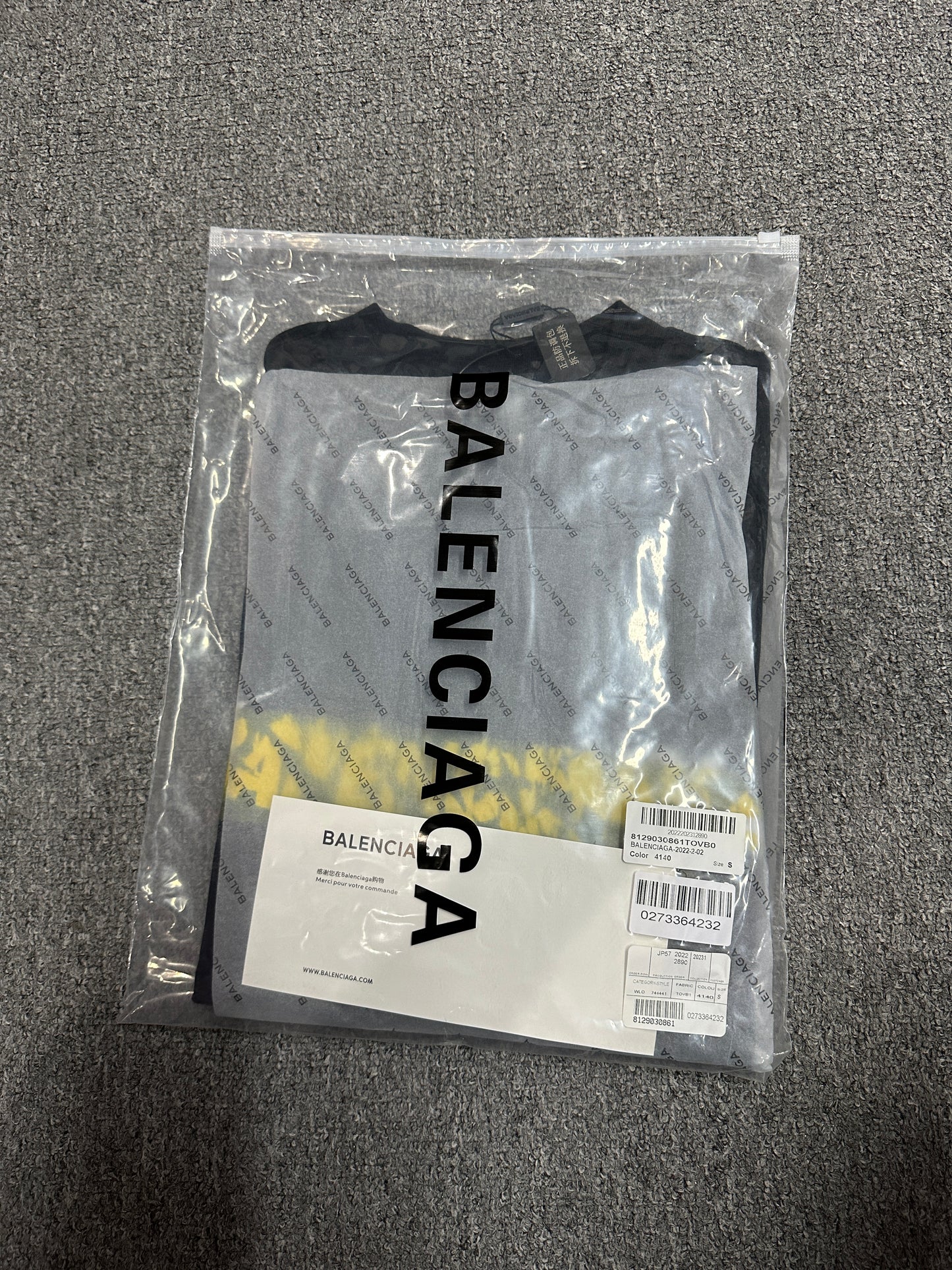 Balenciaga Messy Spray Medium Fit T-Shirt