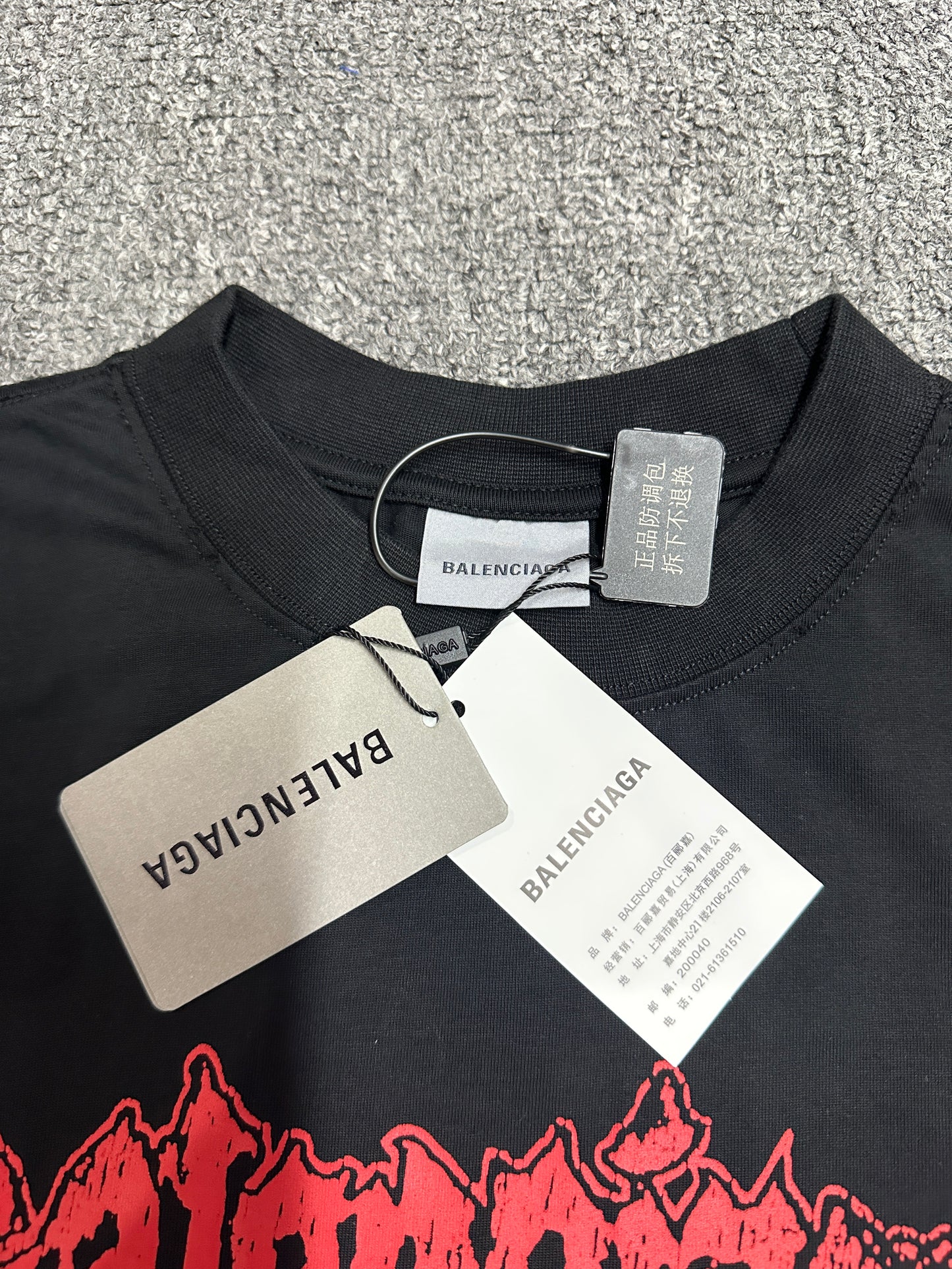 Balenciaga Salon De Couture Medium Fit T-Shirt