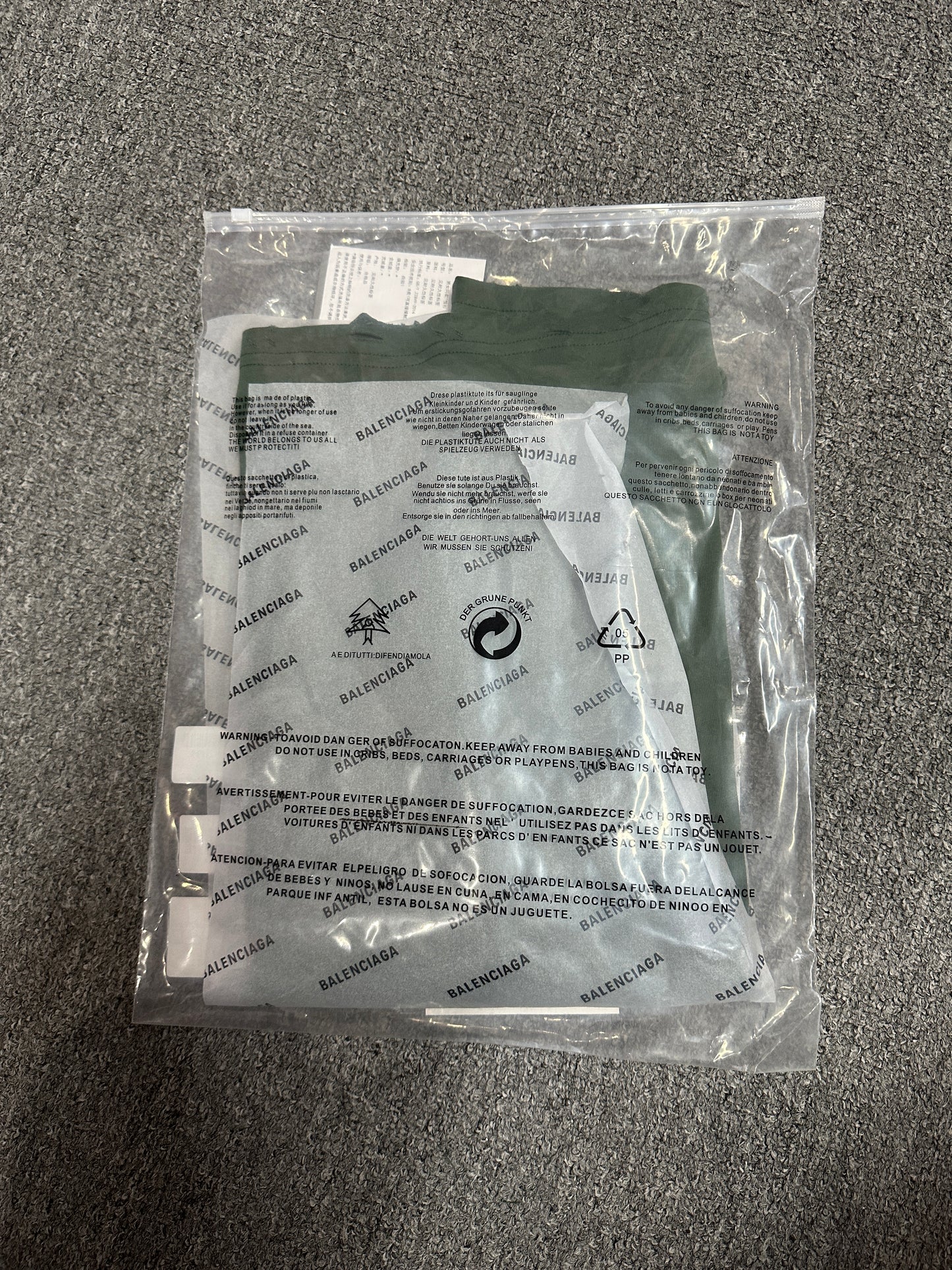 Balenciaga Tape Type Medium Fit T-Shirt
