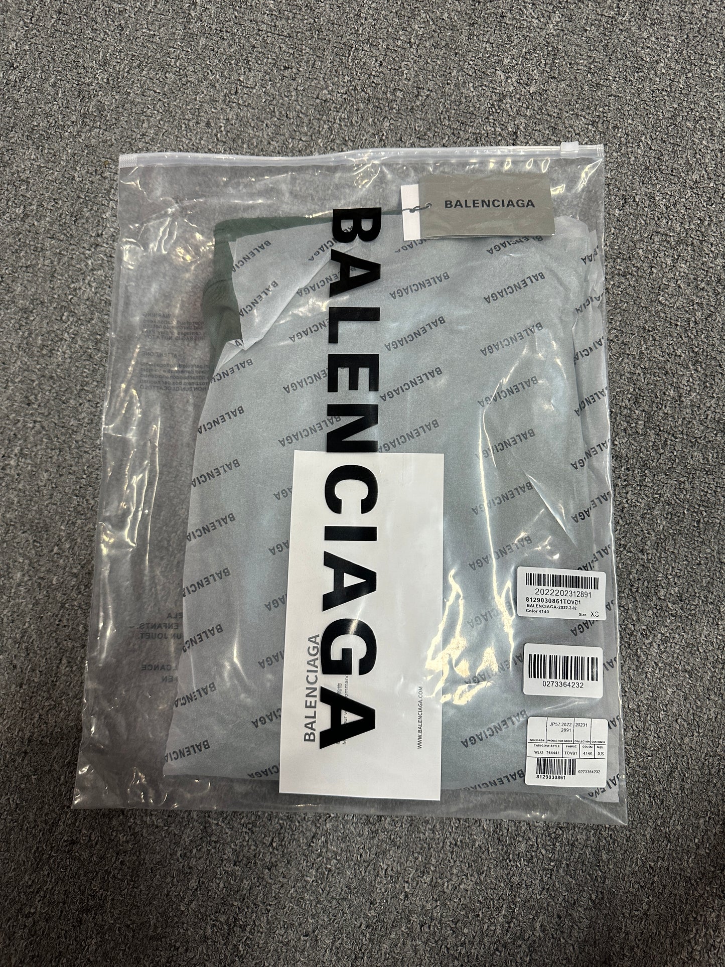 Balenciaga Tape Type Medium Fit T-Shirt