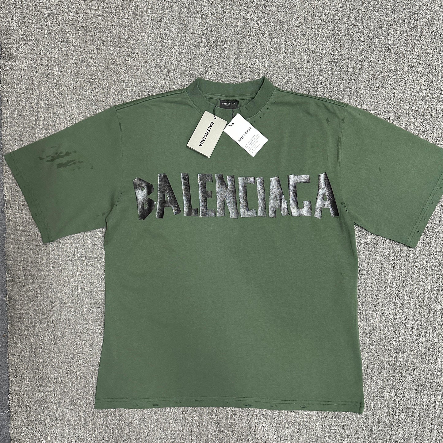 Balenciaga Tape Type Medium Fit T-Shirt
