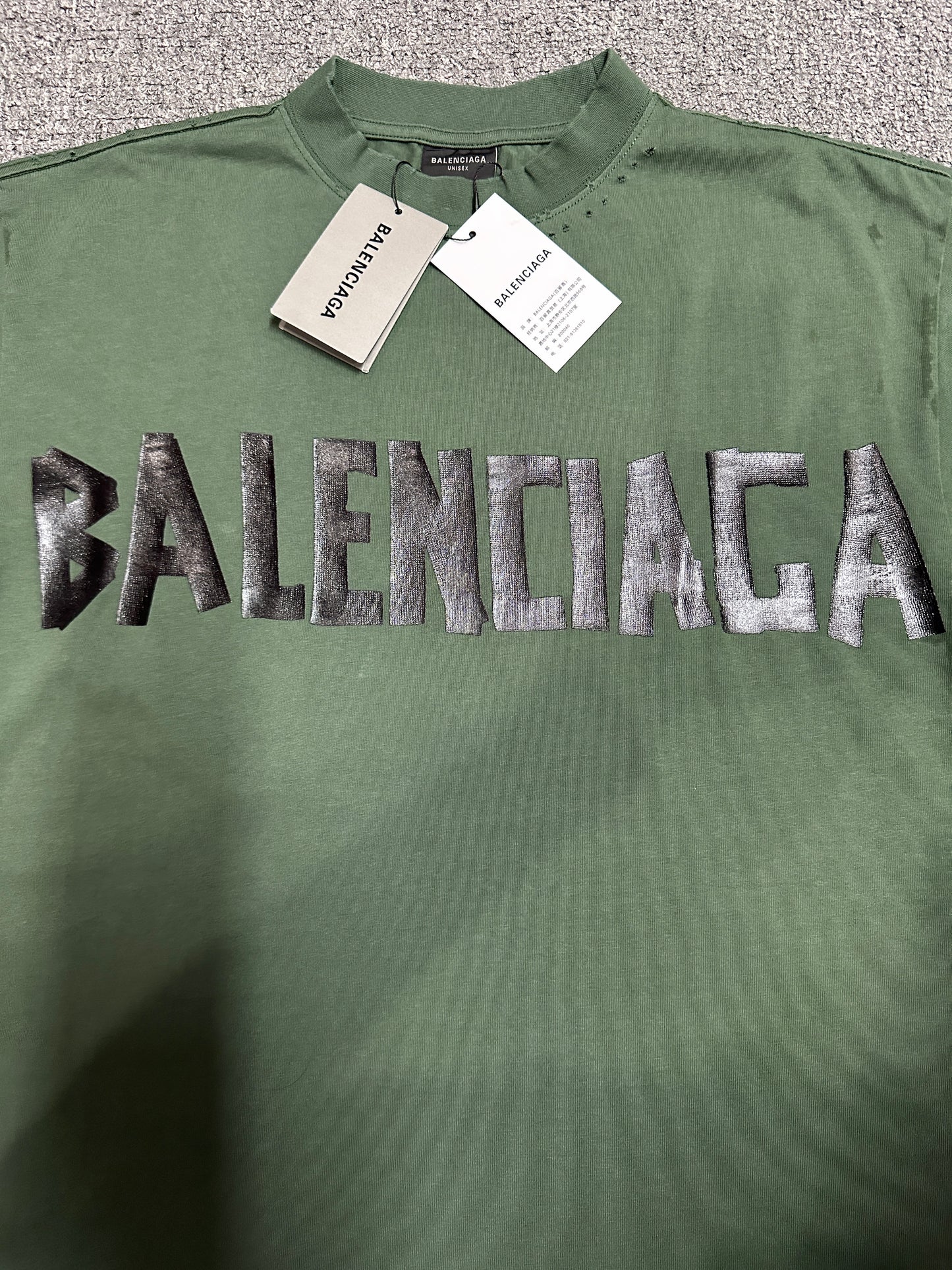 Balenciaga Tape Type Medium Fit T-Shirt