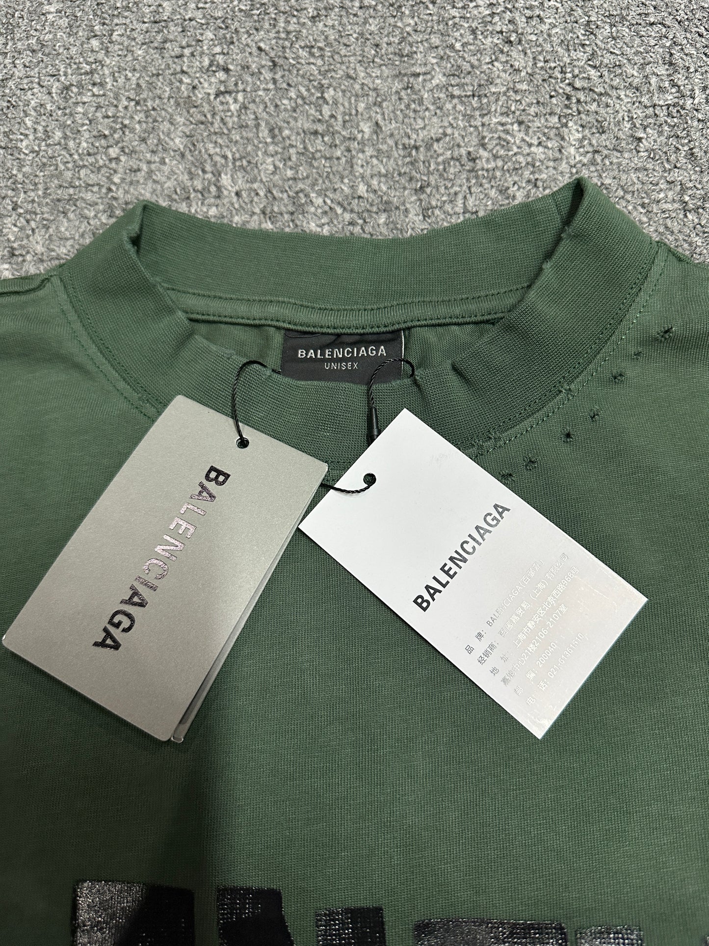 Balenciaga Tape Type Medium Fit T-Shirt