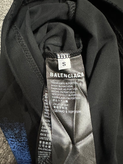 Balenciaga Paris Thunderstorm Oversized T-Shirt