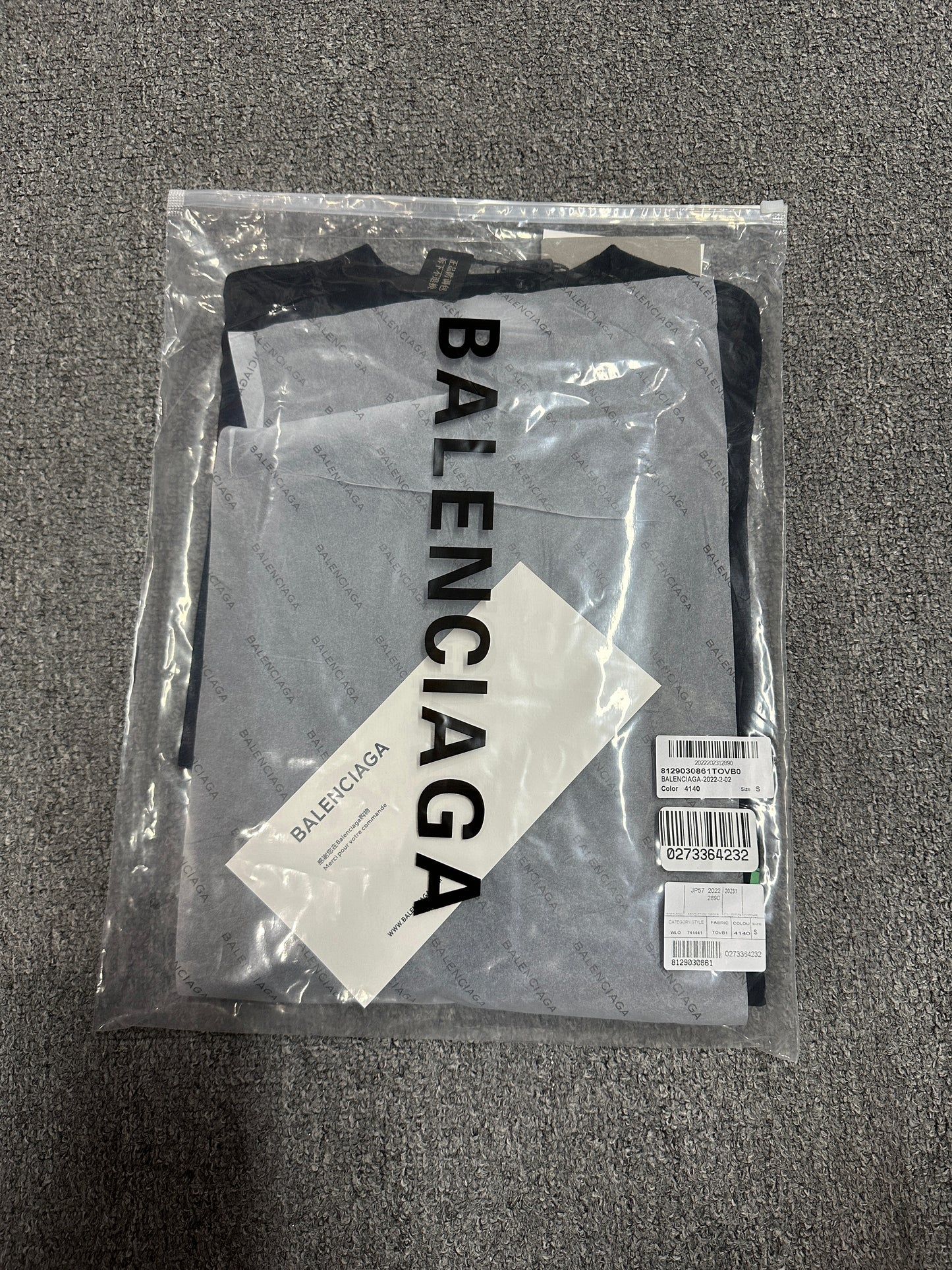 Balenciaga 520 Stickers Medium Fit T-Shirt