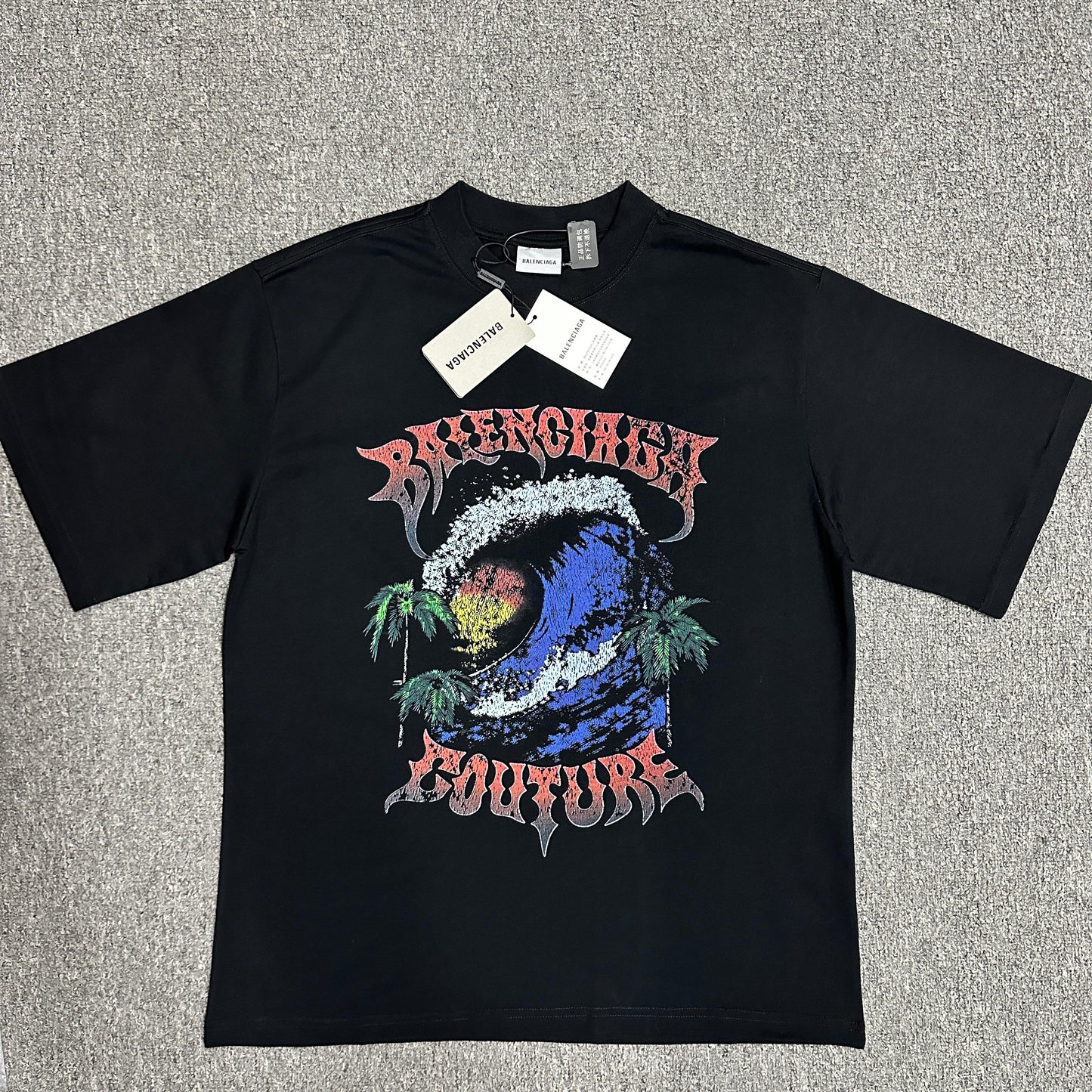 Balenciaga Vintage Surfer Oversized T-Shirt
