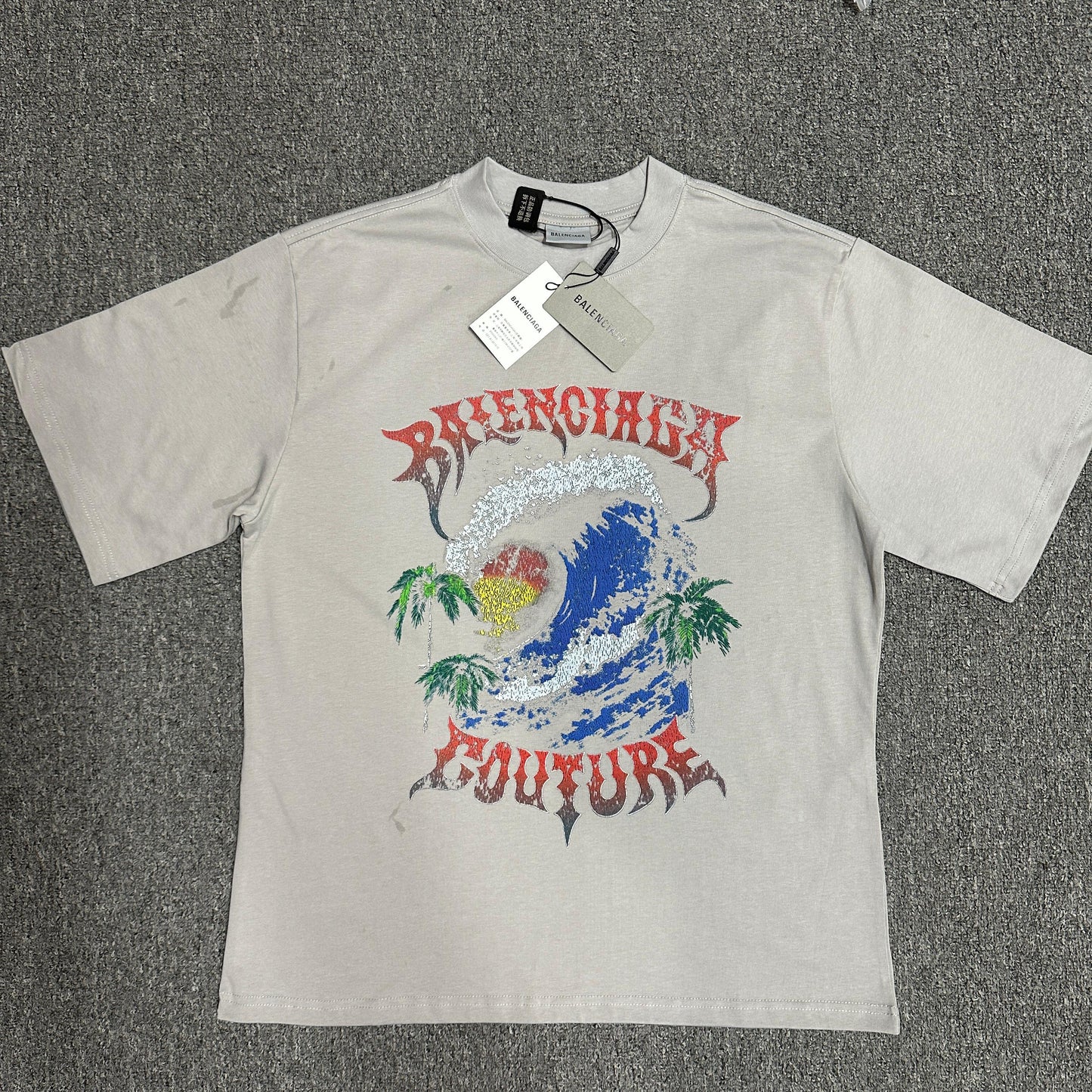 Balenciaga Vintage Surfer Oversized T-Shirt