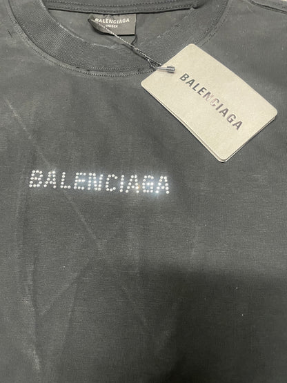 Balenciaga logo cotton jersey T-shirt