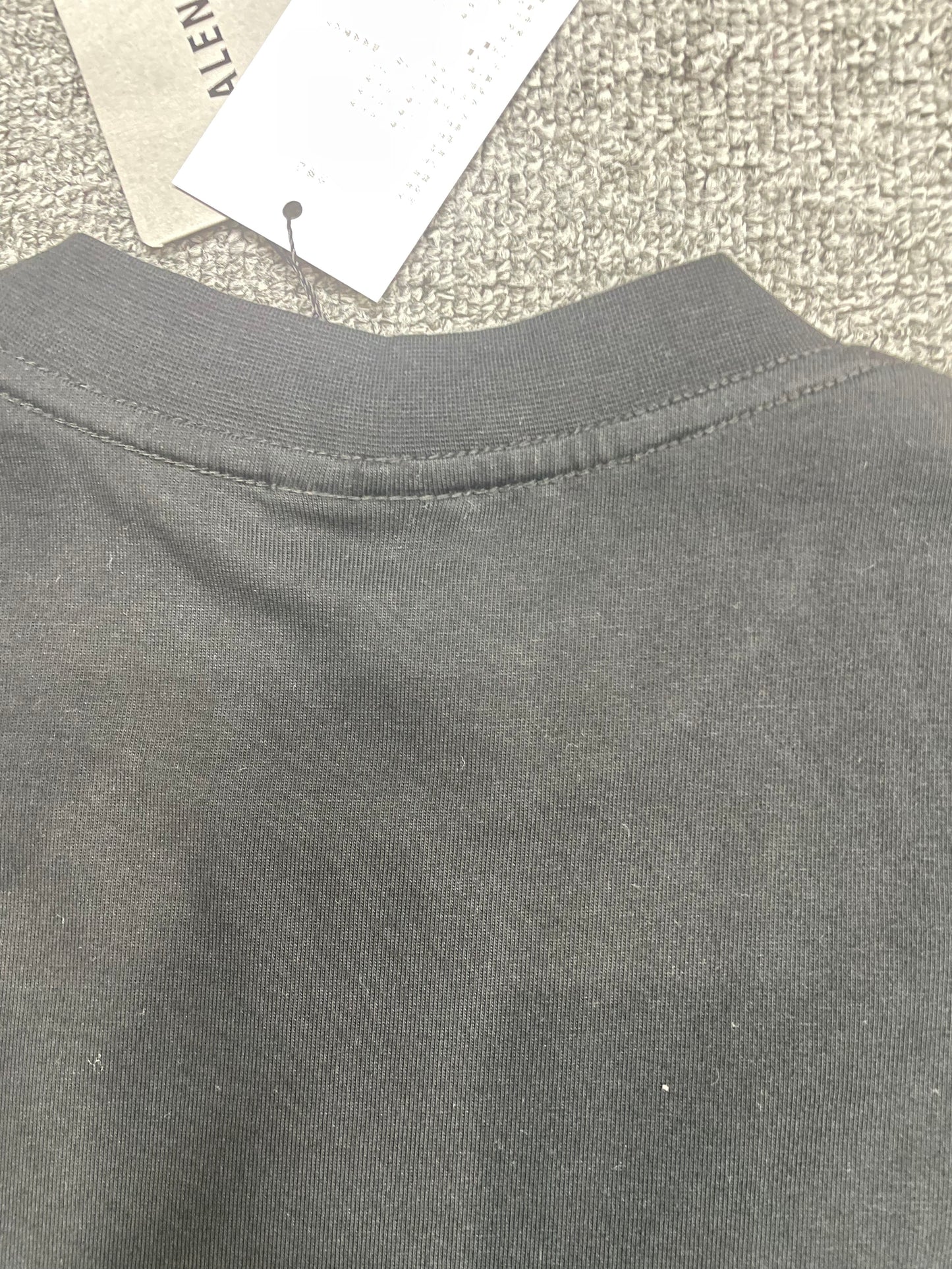 Balenciaga "Please Return To" Black Graphic T-Shirt