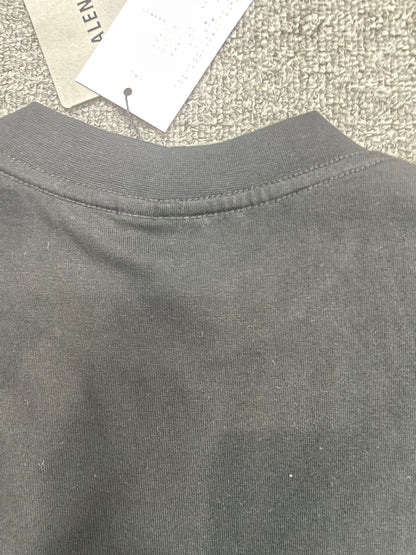 Balenciaga "Please Return To" Black Graphic T-Shirt
