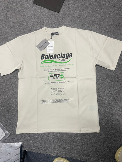 Balenciaga Dry Cleaning / Recycle Boxy T-Shirt