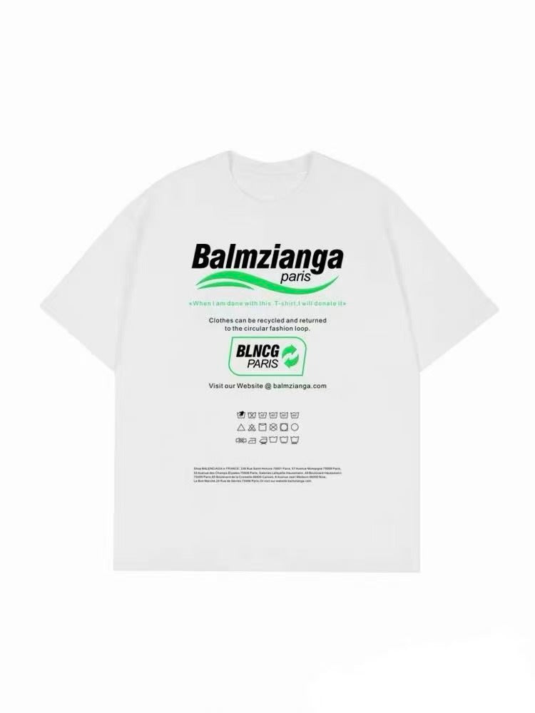 Balenciaga Dry Cleaning / Recycle Boxy T-Shirt