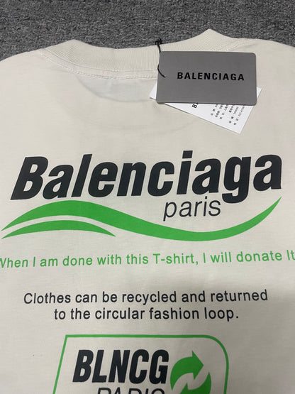 Balenciaga Dry Cleaning / Recycle Boxy T-Shirt