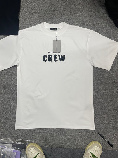 Balenciaga "CREW" Large Logo T-Shirt