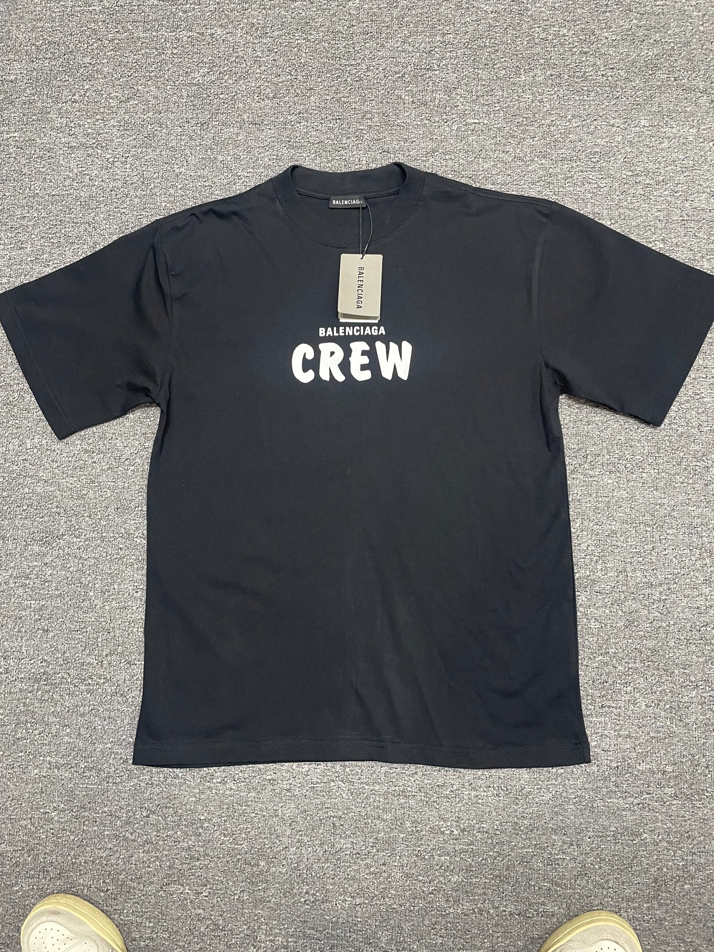 Balenciaga "CREW" Large Logo T-Shirt