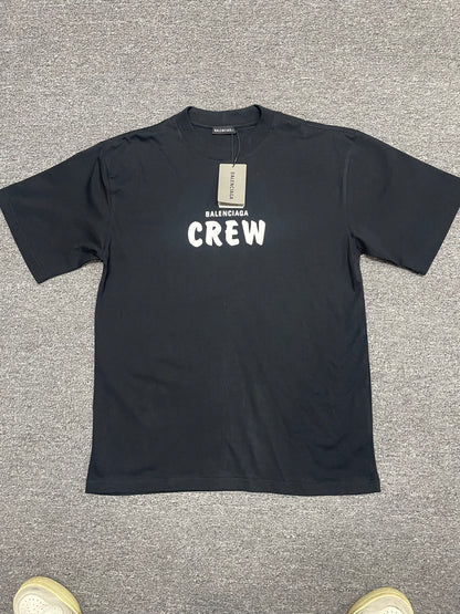 Balenciaga "CREW" Large Logo T-Shirt