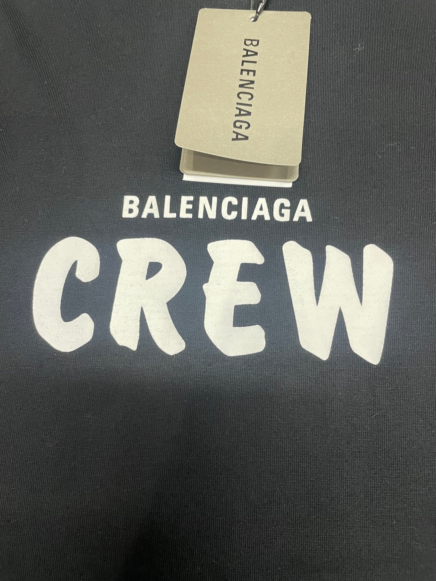 Balenciaga "CREW" Large Logo T-Shirt