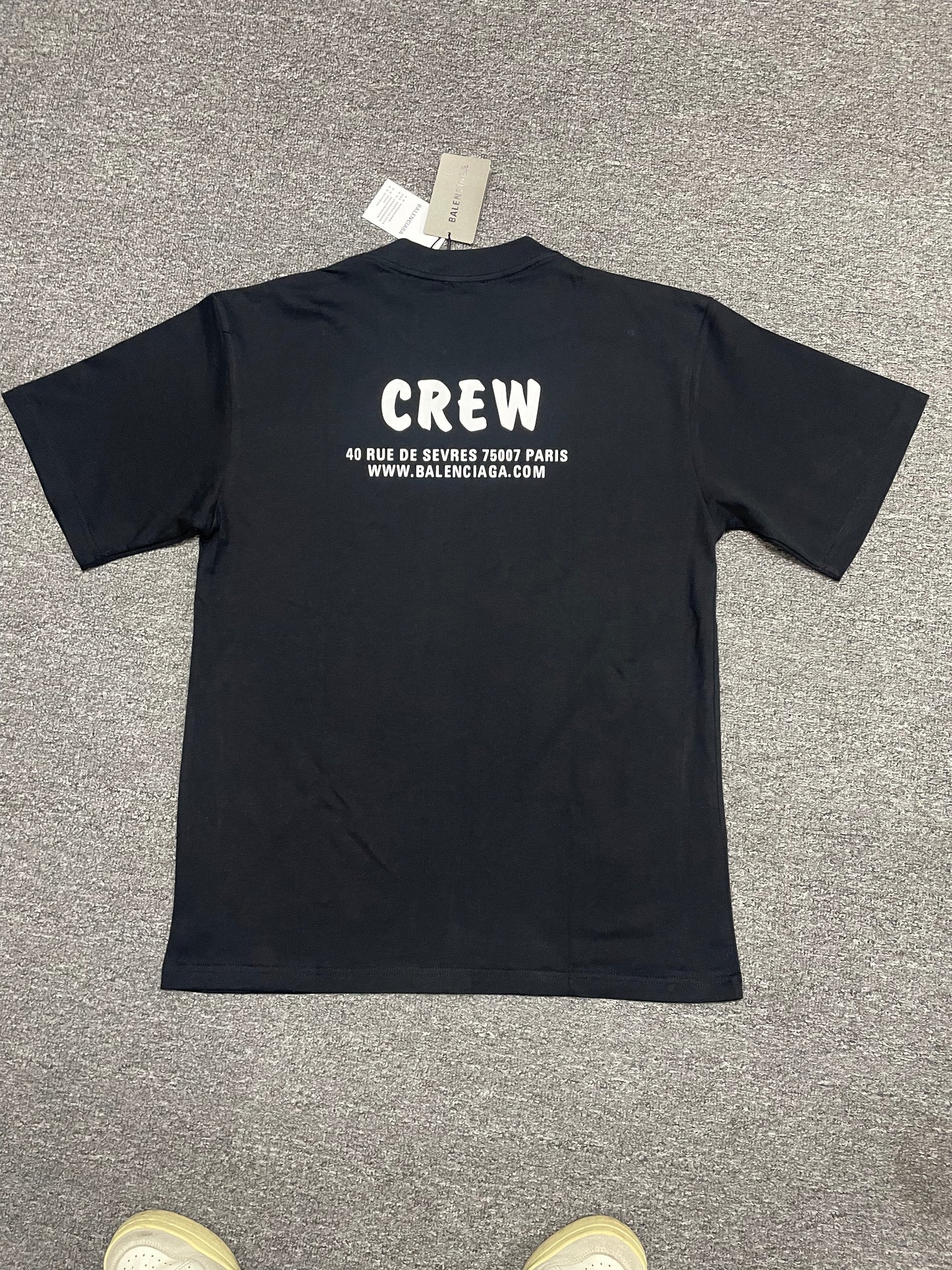 Balenciaga "CREW" Large Logo T-Shirt