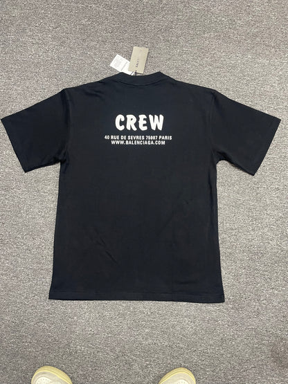 Balenciaga "CREW" Large Logo T-Shirt