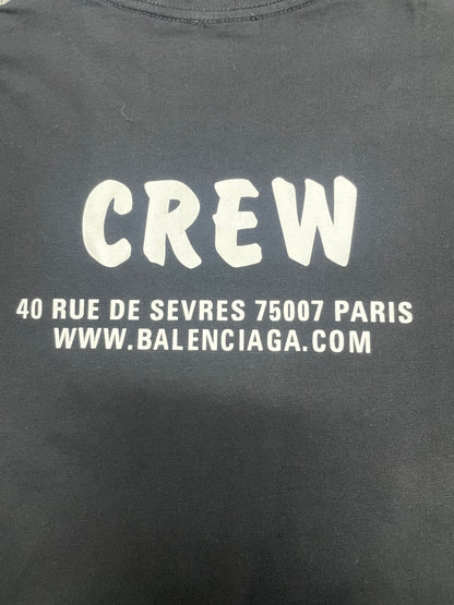 Balenciaga "CREW" Large Logo T-Shirt