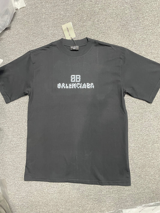 Balenciaga "BB Pixel" Logo T-Shirt