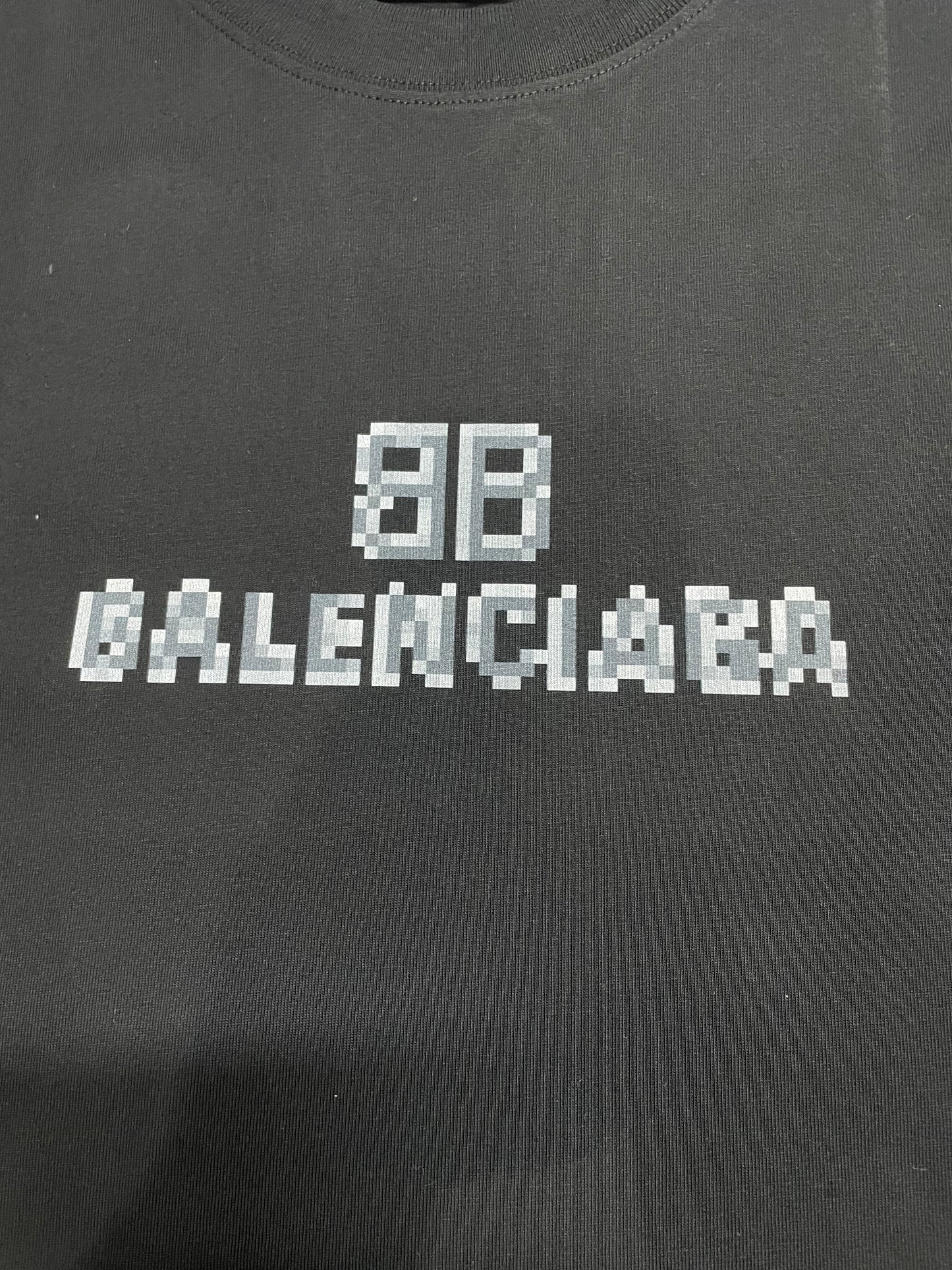 Balenciaga "BB Pixel" Logo T-Shirt
