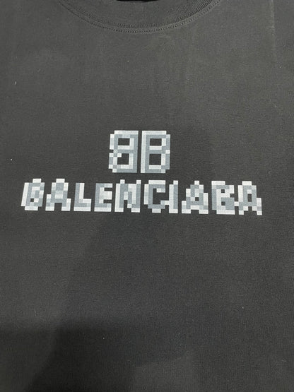 Balenciaga "BB Pixel" Logo T-Shirt