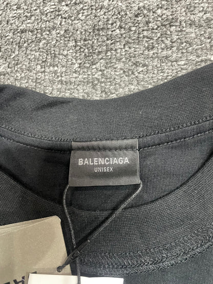 Balenciaga "Mirror Logo" Oversized T-Shirt