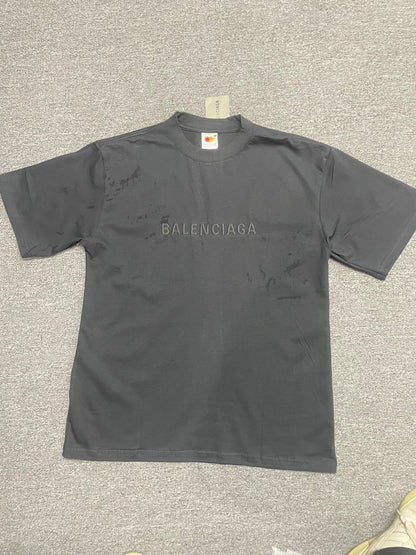 Balenciaga "Mirror Logo" Oversized T-Shirt