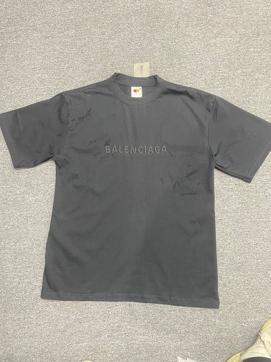 Balenciaga "Mirror Logo" Oversized T-Shirt