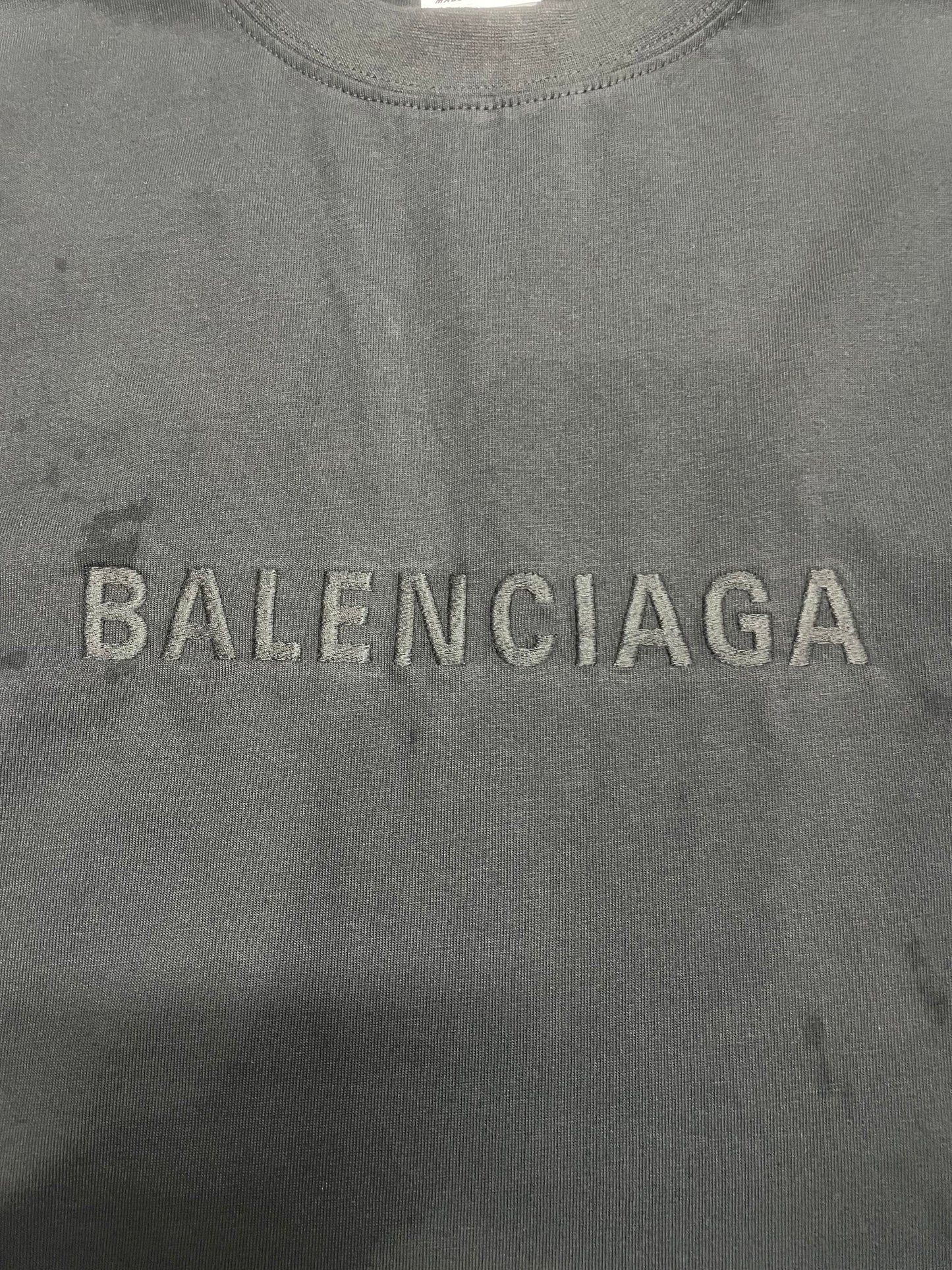 Balenciaga "Mirror Logo" Oversized T-Shirt