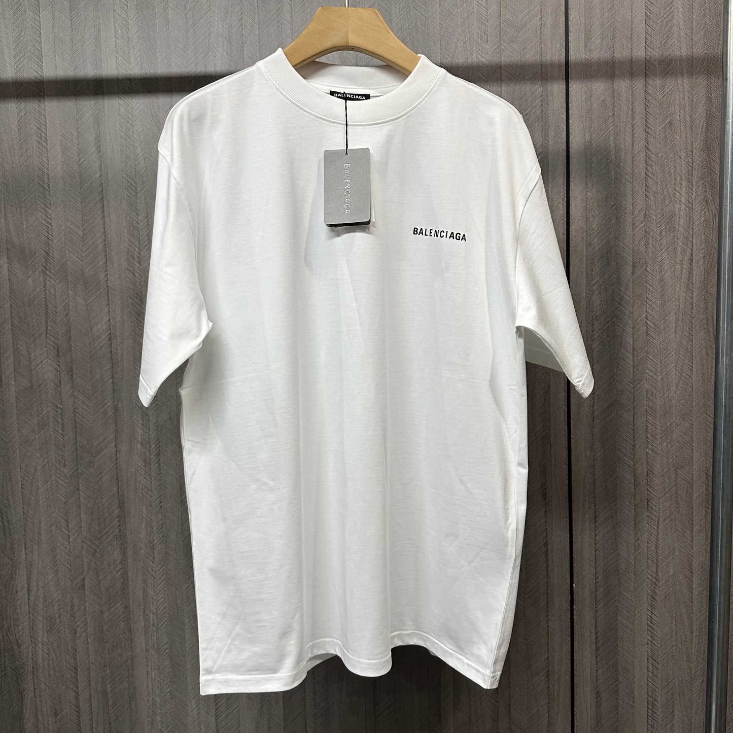 Balenciaga Minimalist Logo Cotton T-Shirt