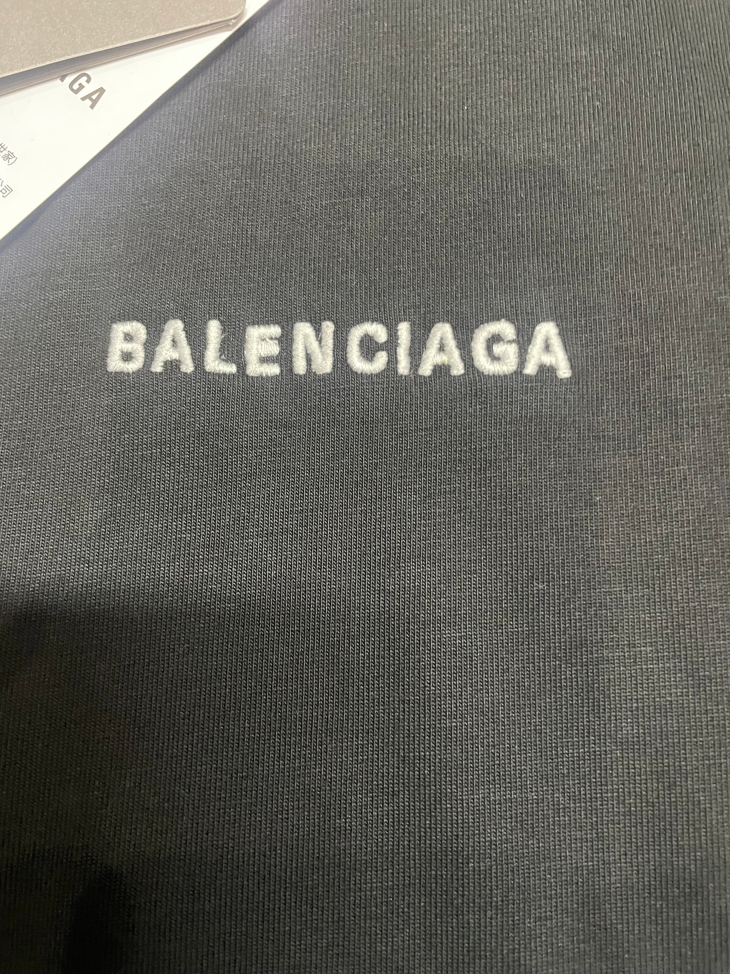 Balenciaga Minimalist Logo Cotton T-Shirt