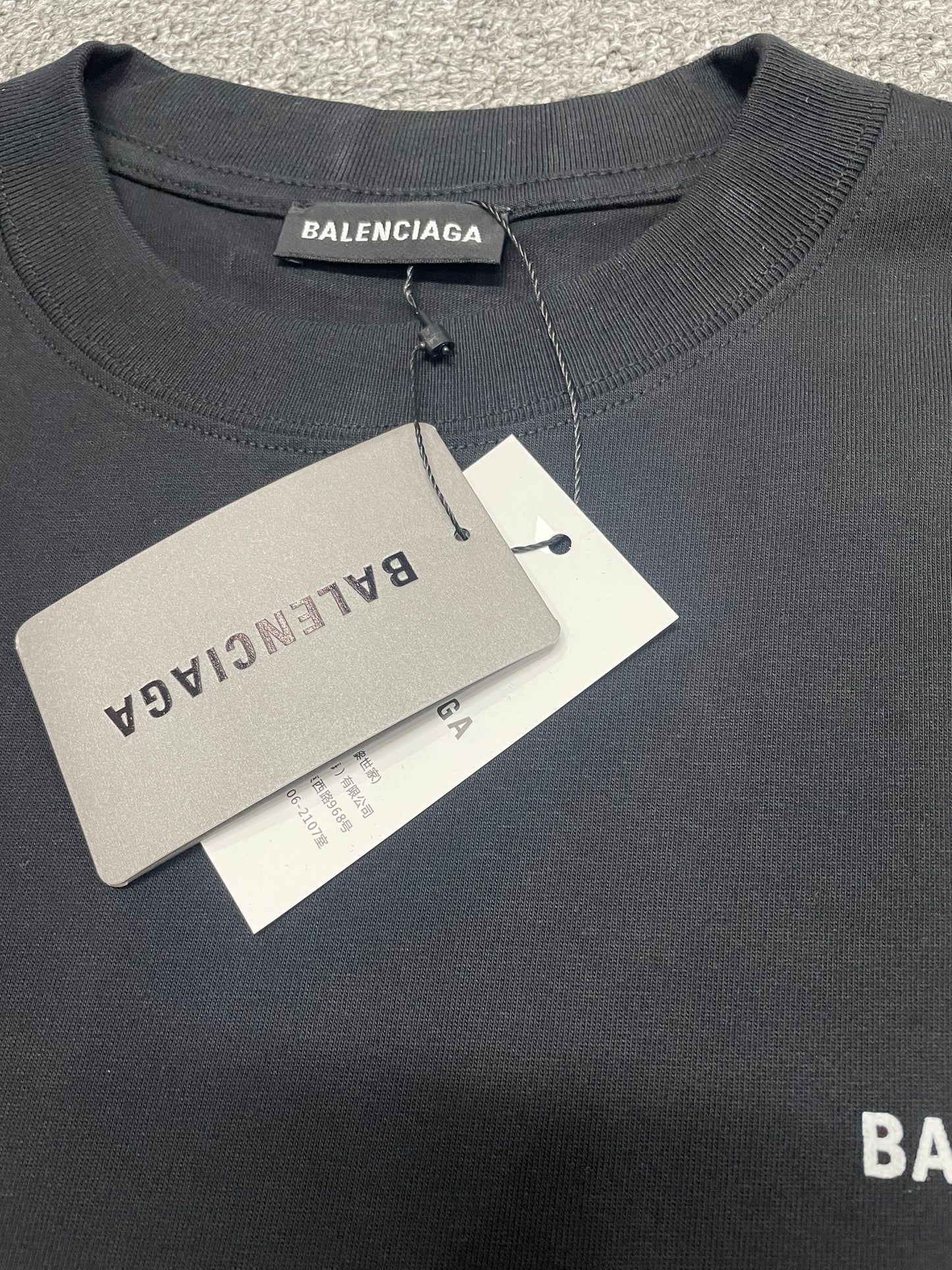 Balenciaga Minimalist Logo Cotton T-Shirt