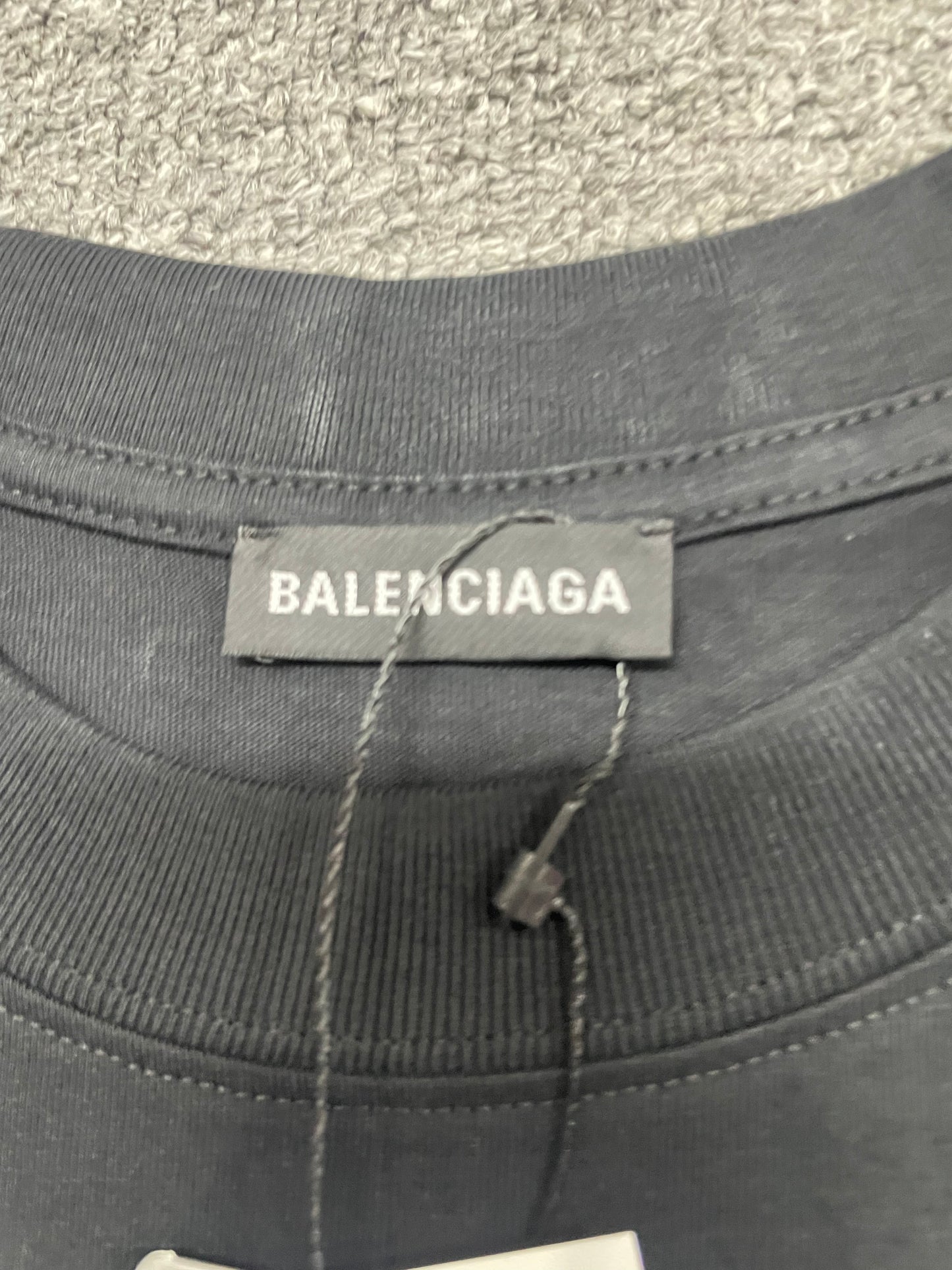 Balenciaga Minimalist Logo Cotton T-Shirt