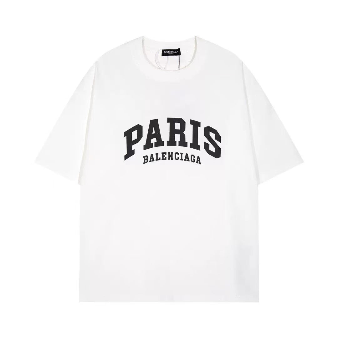 Balenciaga Cities Paris Medium Fit T-Shirt
