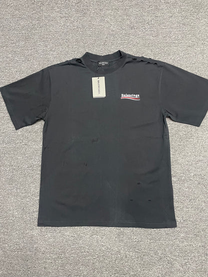 Balenciaga Political Campaign Destroyed T-Shirt