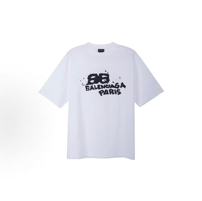 Balenciaga Hand-Drawn BB Icon Medium Fit T-Shirt