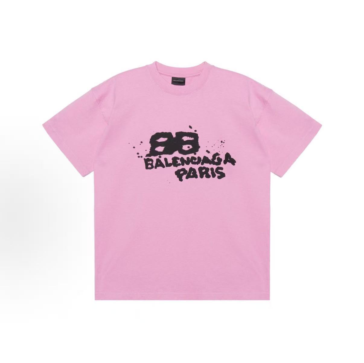 Balenciaga Hand-Drawn BB Icon Medium Fit T-Shirt