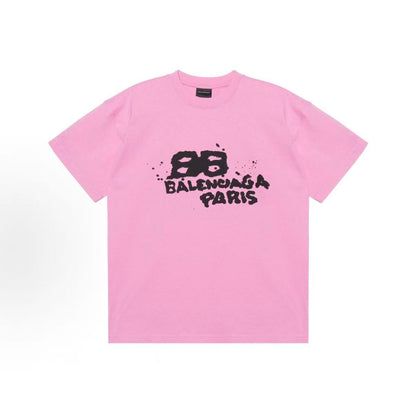 Balenciaga Hand-Drawn BB Icon Medium Fit T-Shirt
