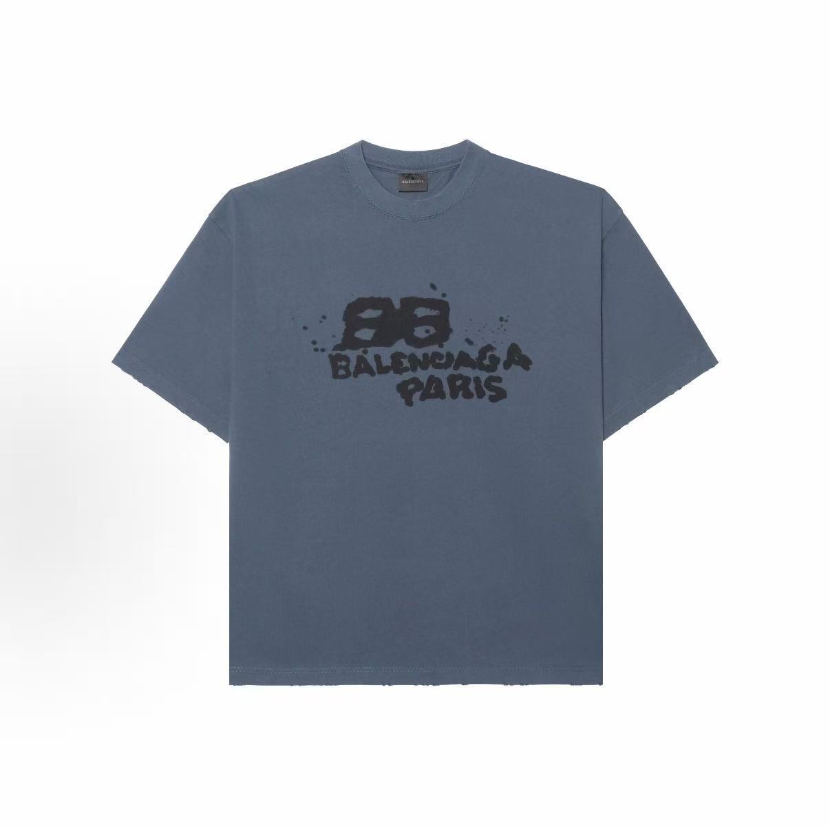 Balenciaga Hand-Drawn BB Icon Medium Fit T-Shirt