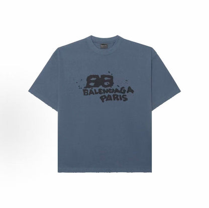 Balenciaga Hand-Drawn BB Icon Medium Fit T-Shirt
