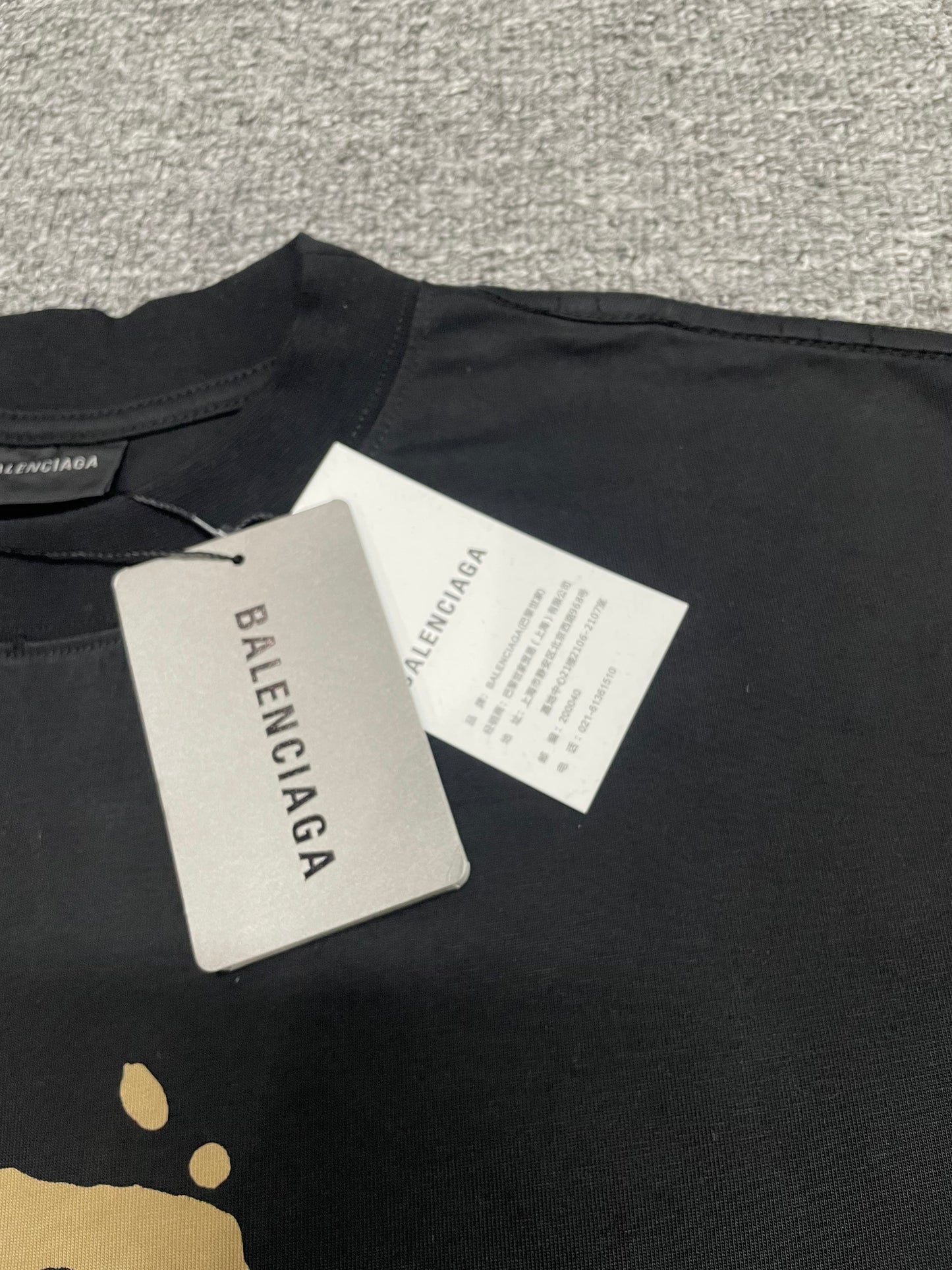 Balenciaga Hand-Drawn BB Icon Medium Fit T-Shirt