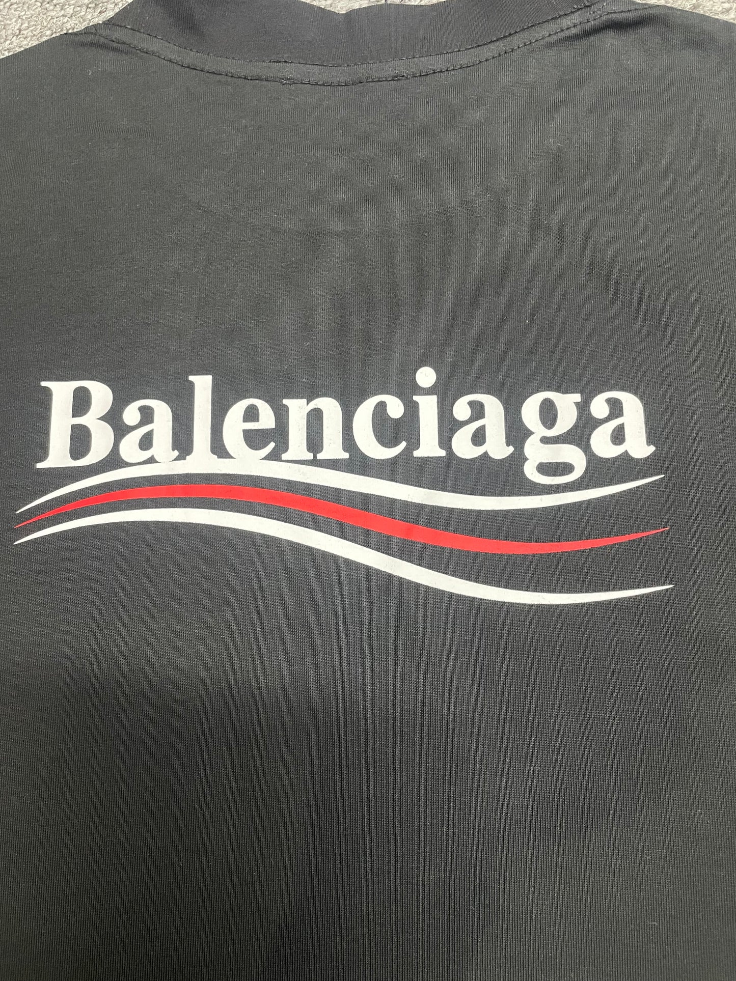 Balenciaga Political Campaign Destroyed T-Shirt