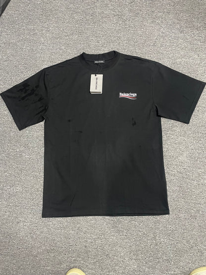 Balenciaga Political Campaign Destroyed T-Shirt