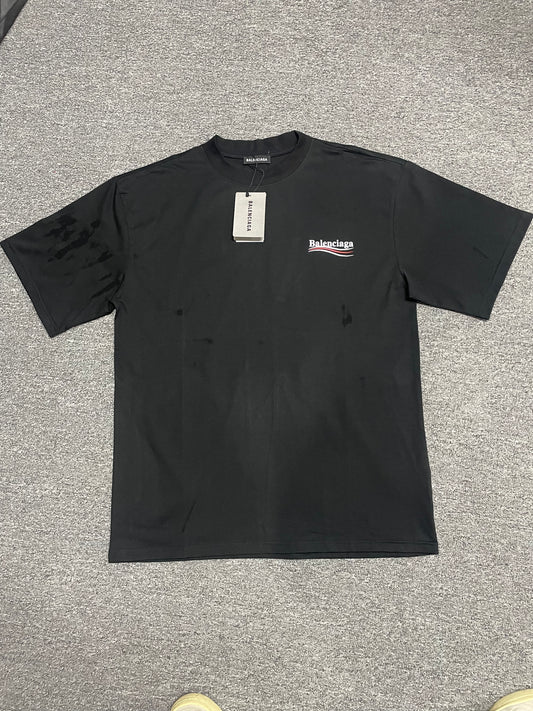 Balenciaga Political Campaign Destroyed T-Shirt