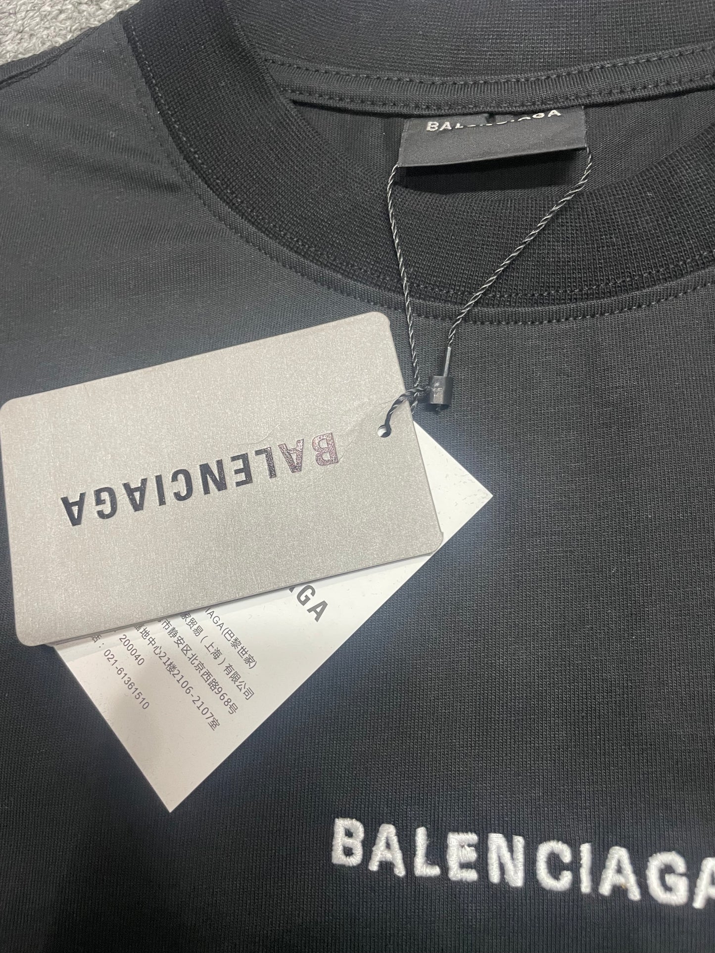 Balenciaga Logo Medium Fit T-Shirt