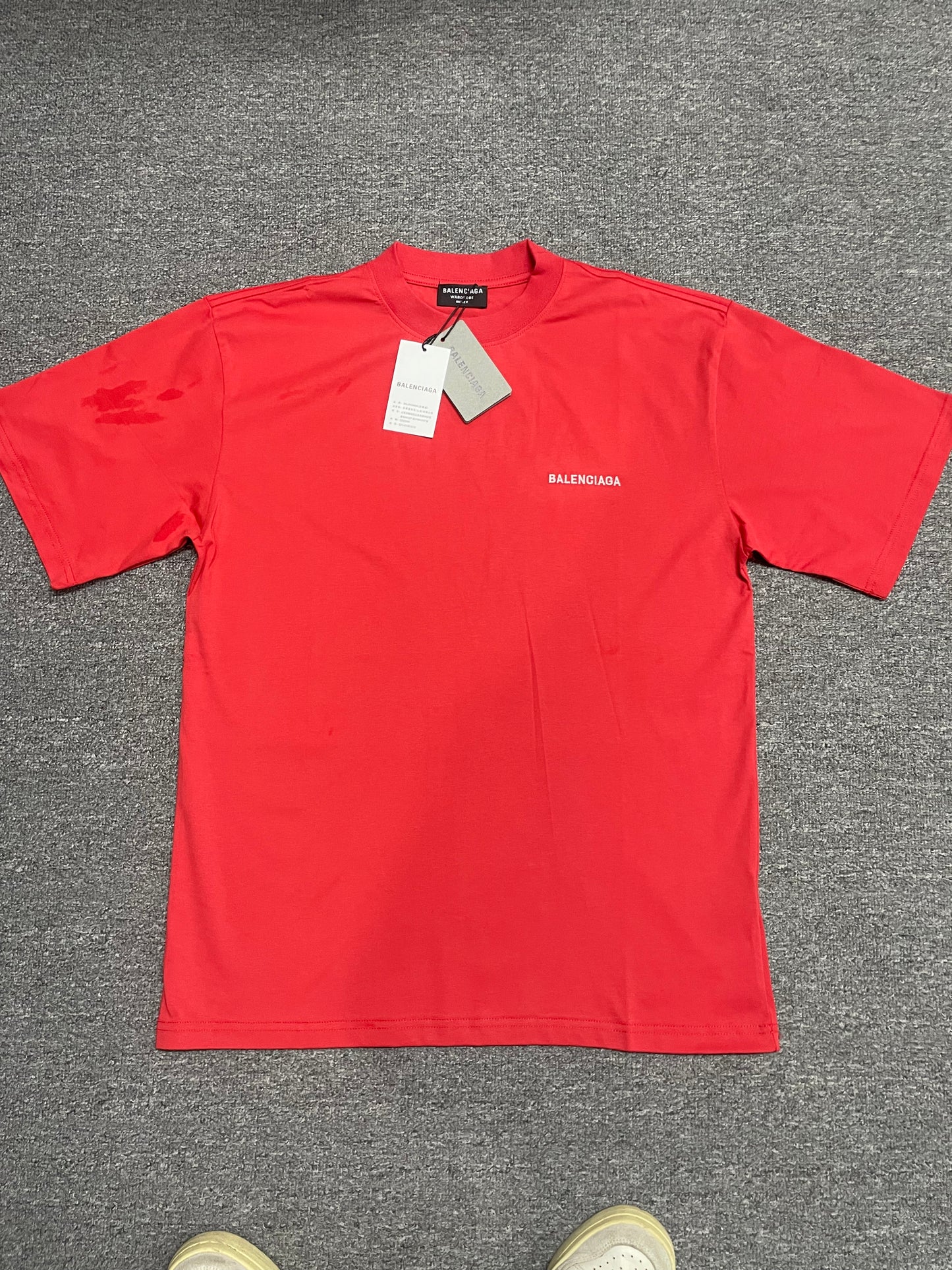 Balenciaga Faded Tone-on-Tone Logo T-Shirt