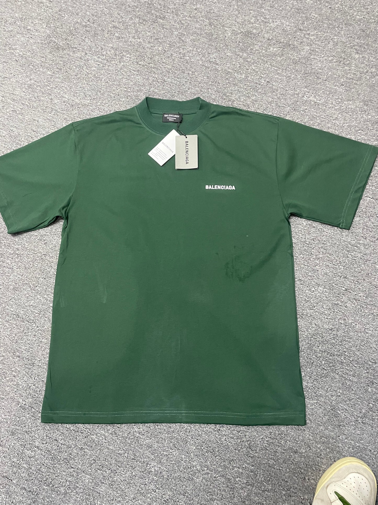 Balenciaga Faded Tone-on-Tone Logo T-Shirt