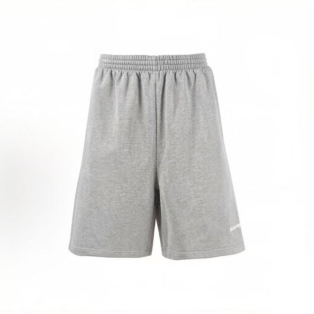 Balenciaga Logo-Print Sweat Shorts